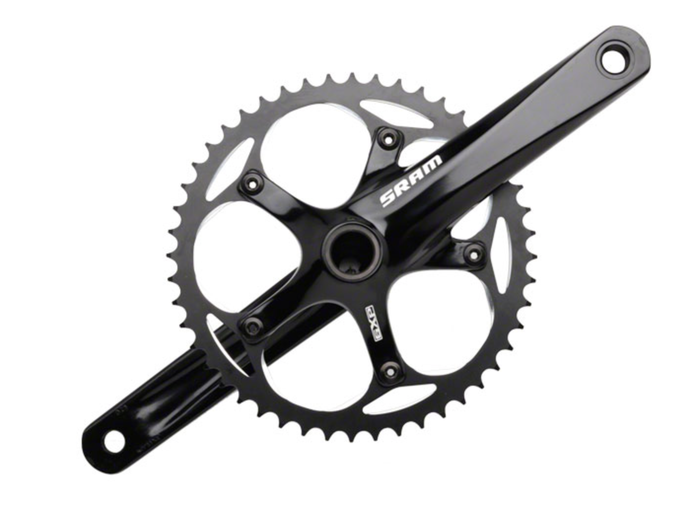 SRAM S300 1.1 GXP 175mm 130mm BCD Crankset Black, BB Included (chainring replaced with belt sprocket 
