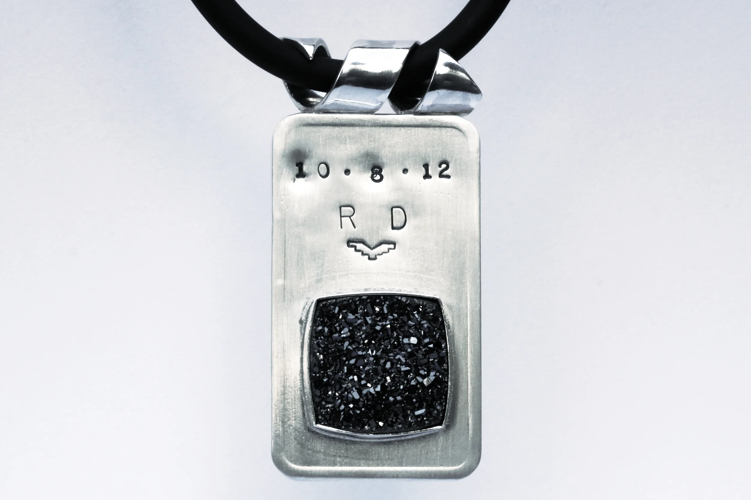 Drusy Quartz Pendant