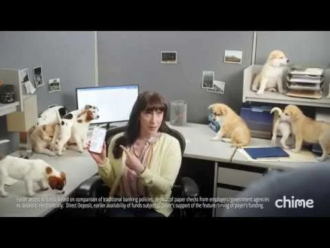 Chime Banking: Early Payday - Puppies Metaphor