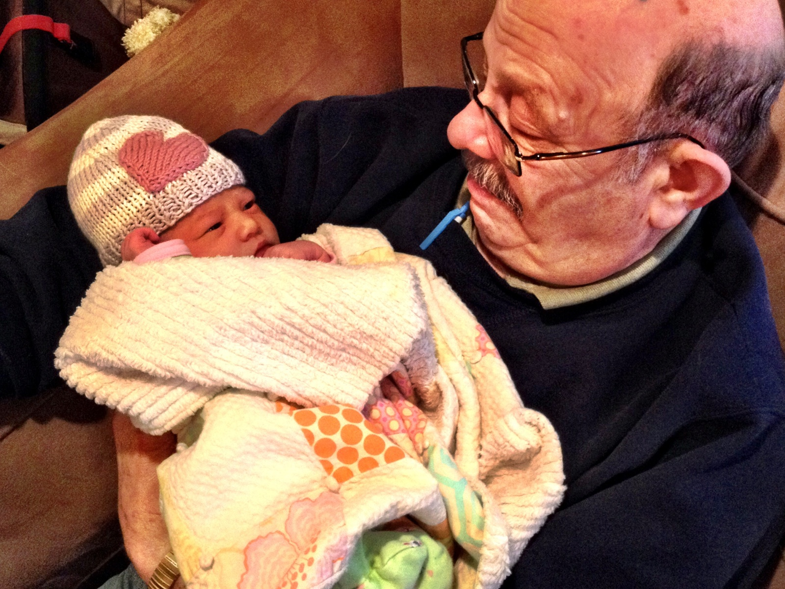 Meeting papa