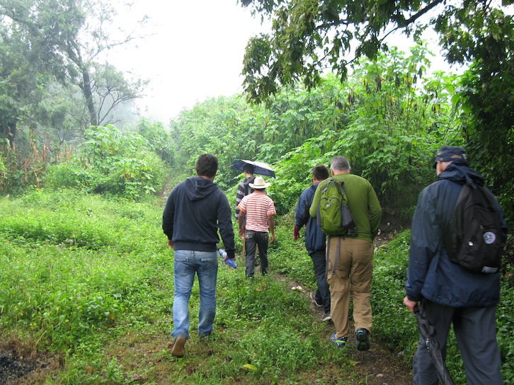 ...and then onto the trails that the farmers traverse each and every day.