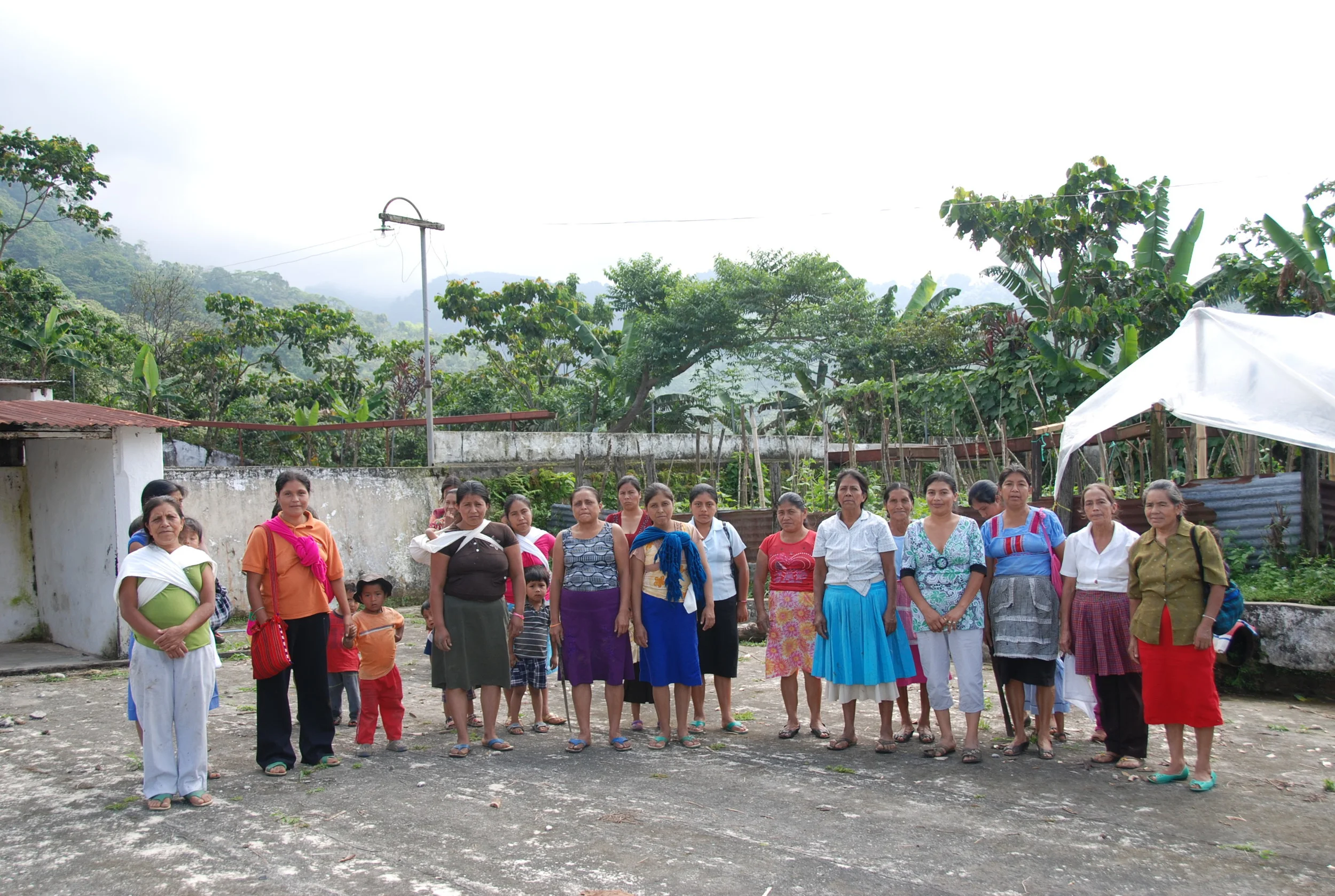 Women Cooperative Members from La Suiza, in the San Marcos District. 