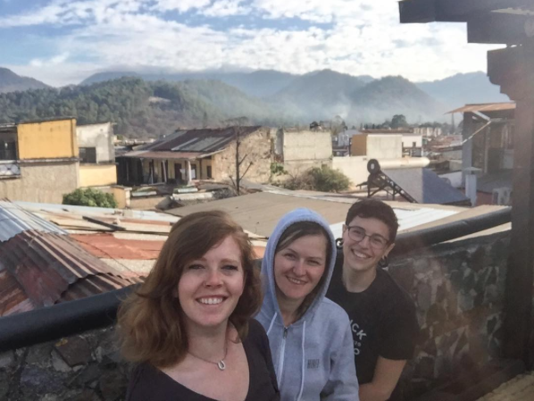 Jess, Jenni, & Bri during their visit to Guatemala