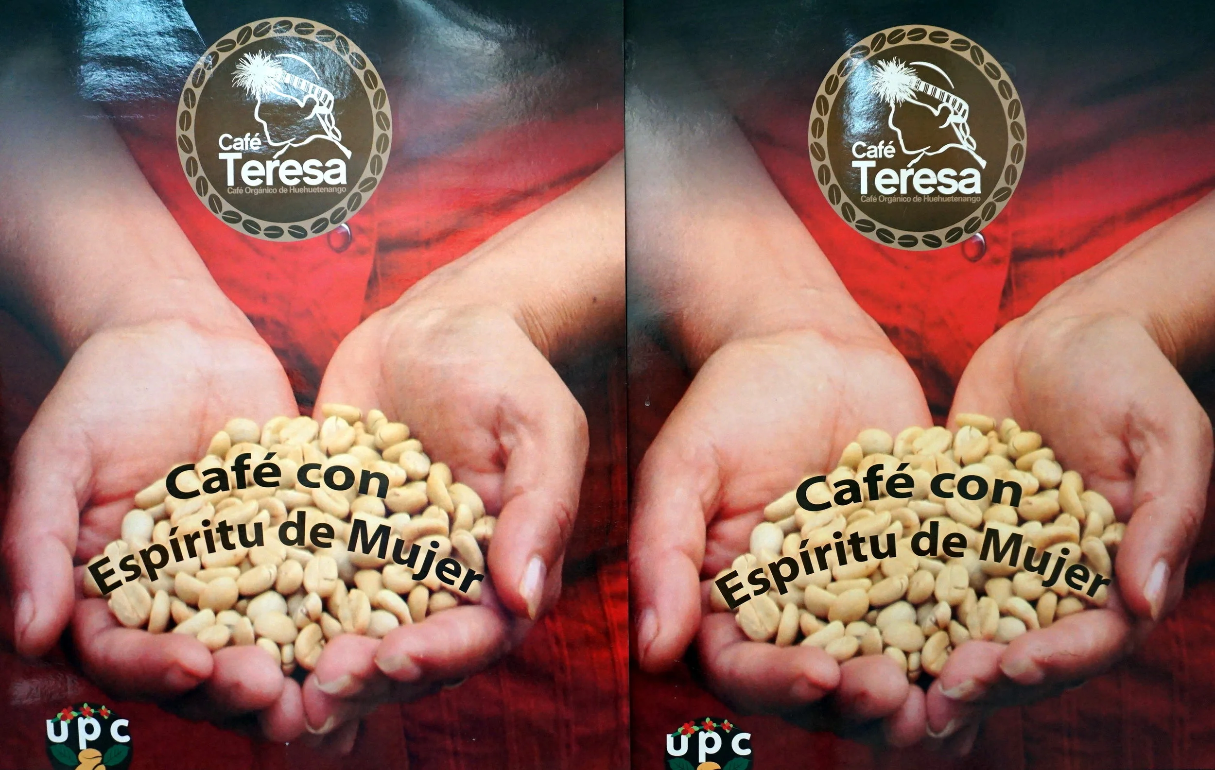 UPC's women's group sells their own branded coffee. 