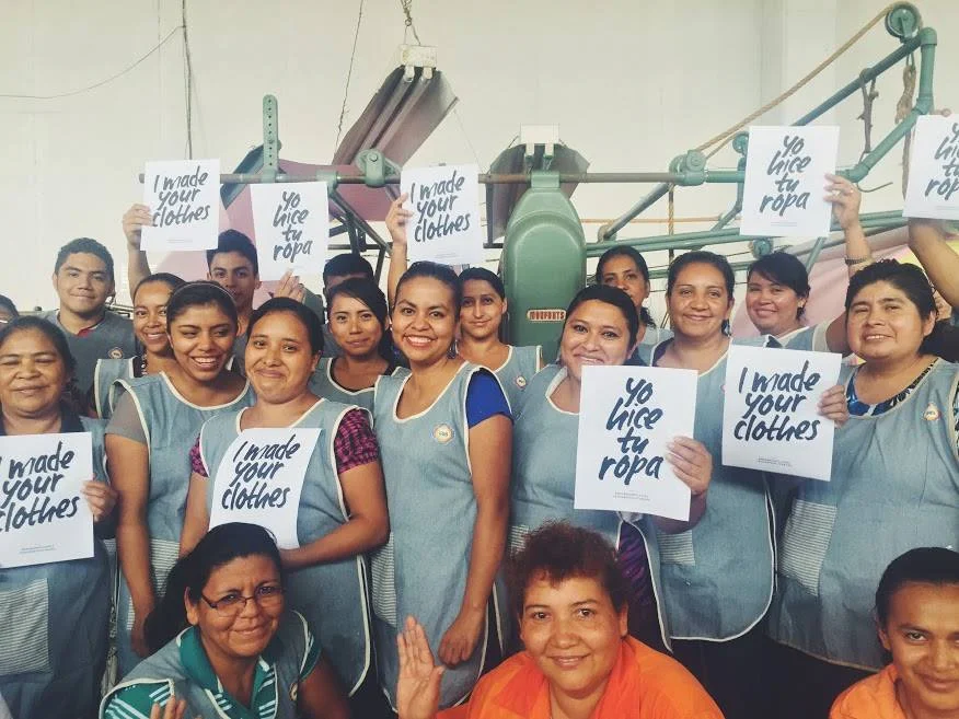 The Cut and Sew team at Iris Textiles that makes New Denim Project products