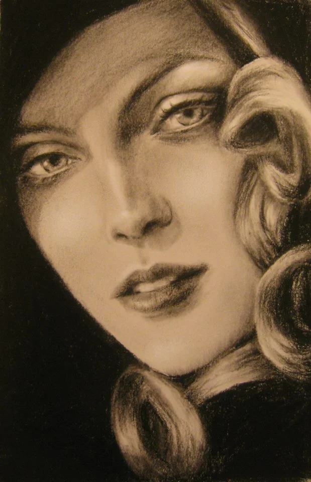 charcoal | 5"x 8" | original for sale $58 | prints start at $10