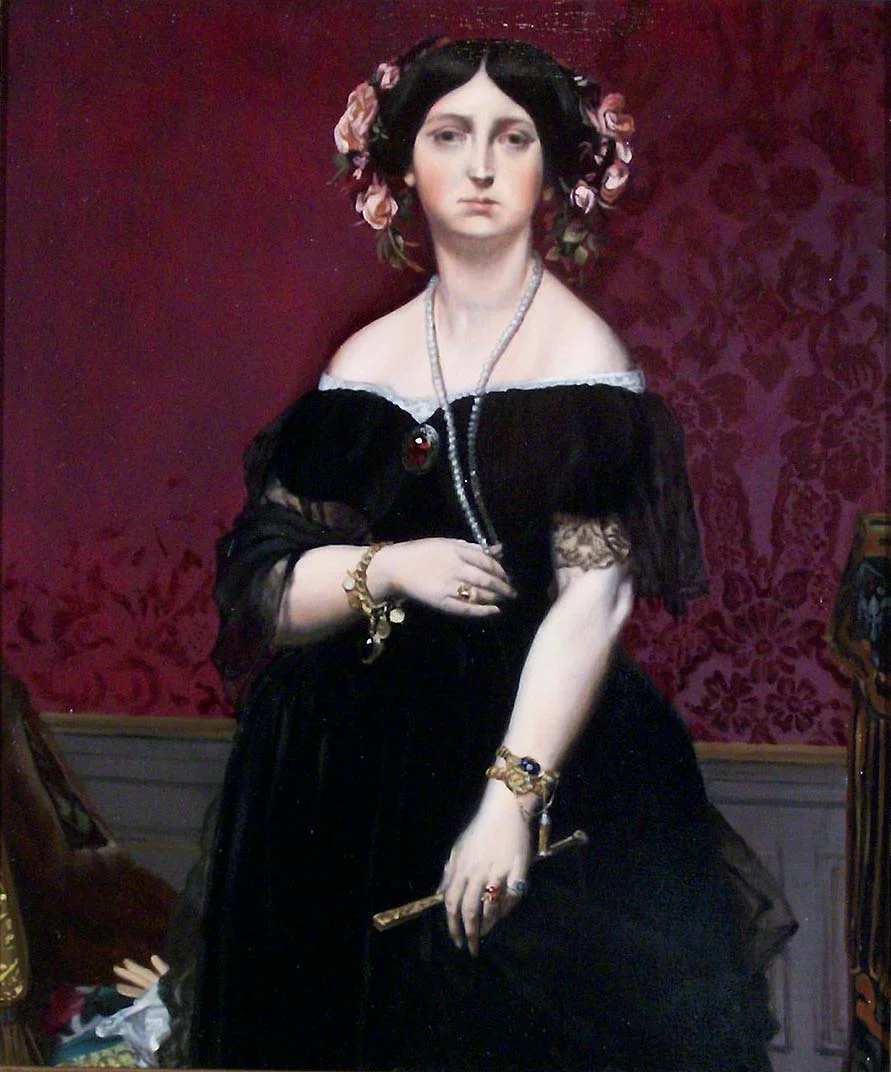 Copy of 'Madame Moitessier' by Ingres