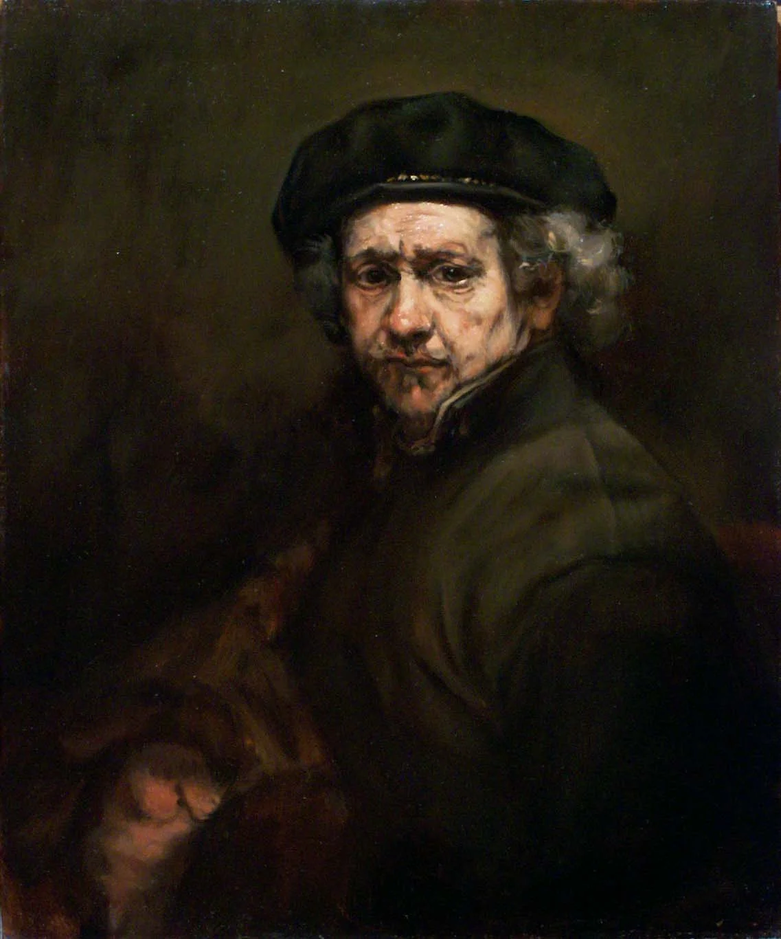 Copy of 'Self Portrait' by Rembrandt