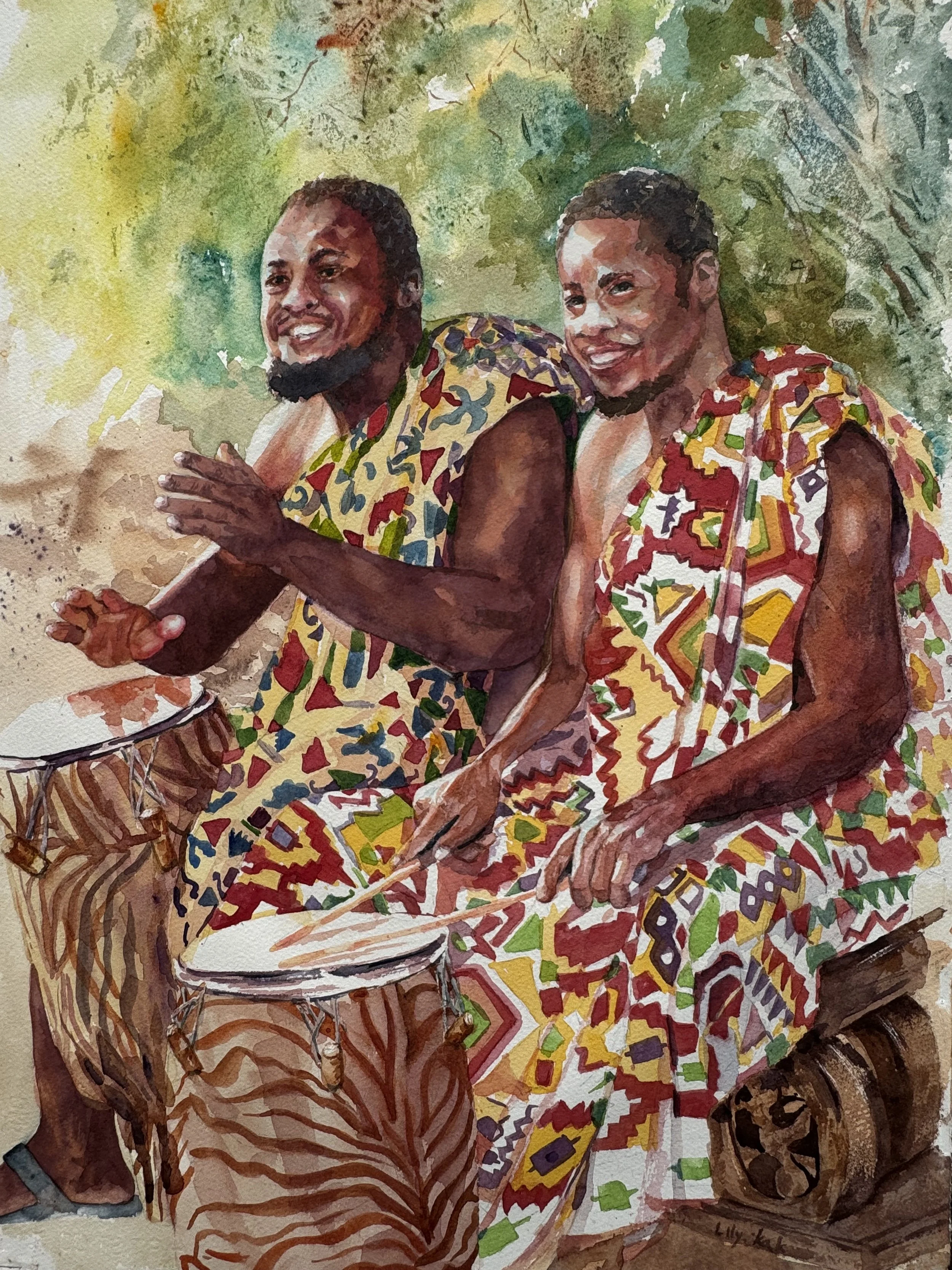 Kak_Lily_Ghanaian Drummers.jpg