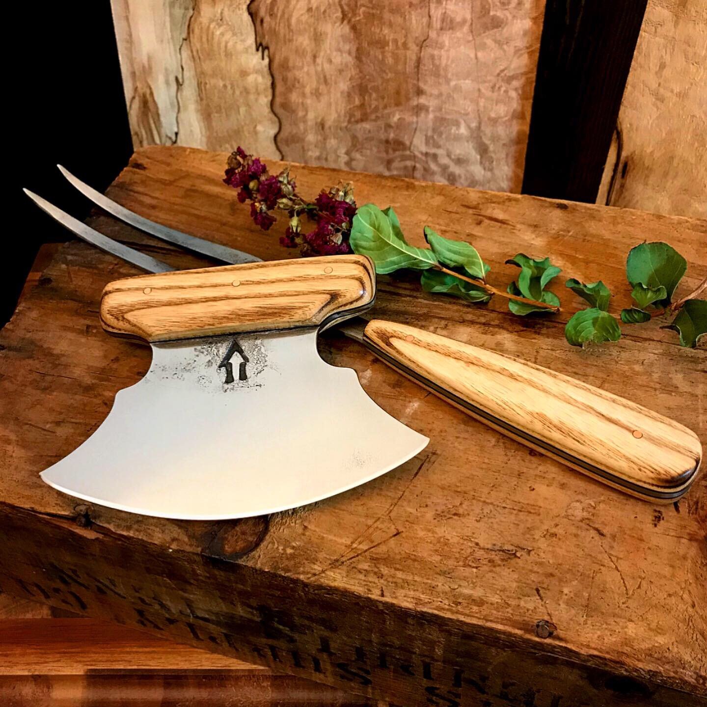 E.I. Rosewood Bench Knives — DogHouse Forge