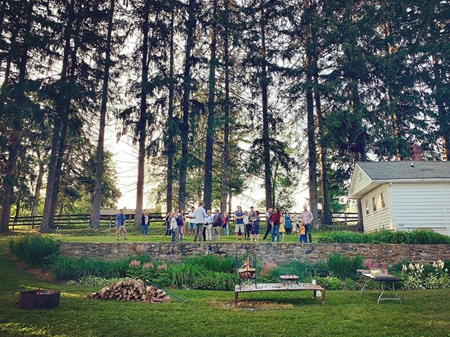 After a rather soggy week, the rain stopped, the sun emerged and we welcomed a full house to our Summer Solstice Farm Dinner. We kicked off a whole season of thoughtful, fun programming @harlemvalleyhomestead. These are our dinner guests, on a farm t