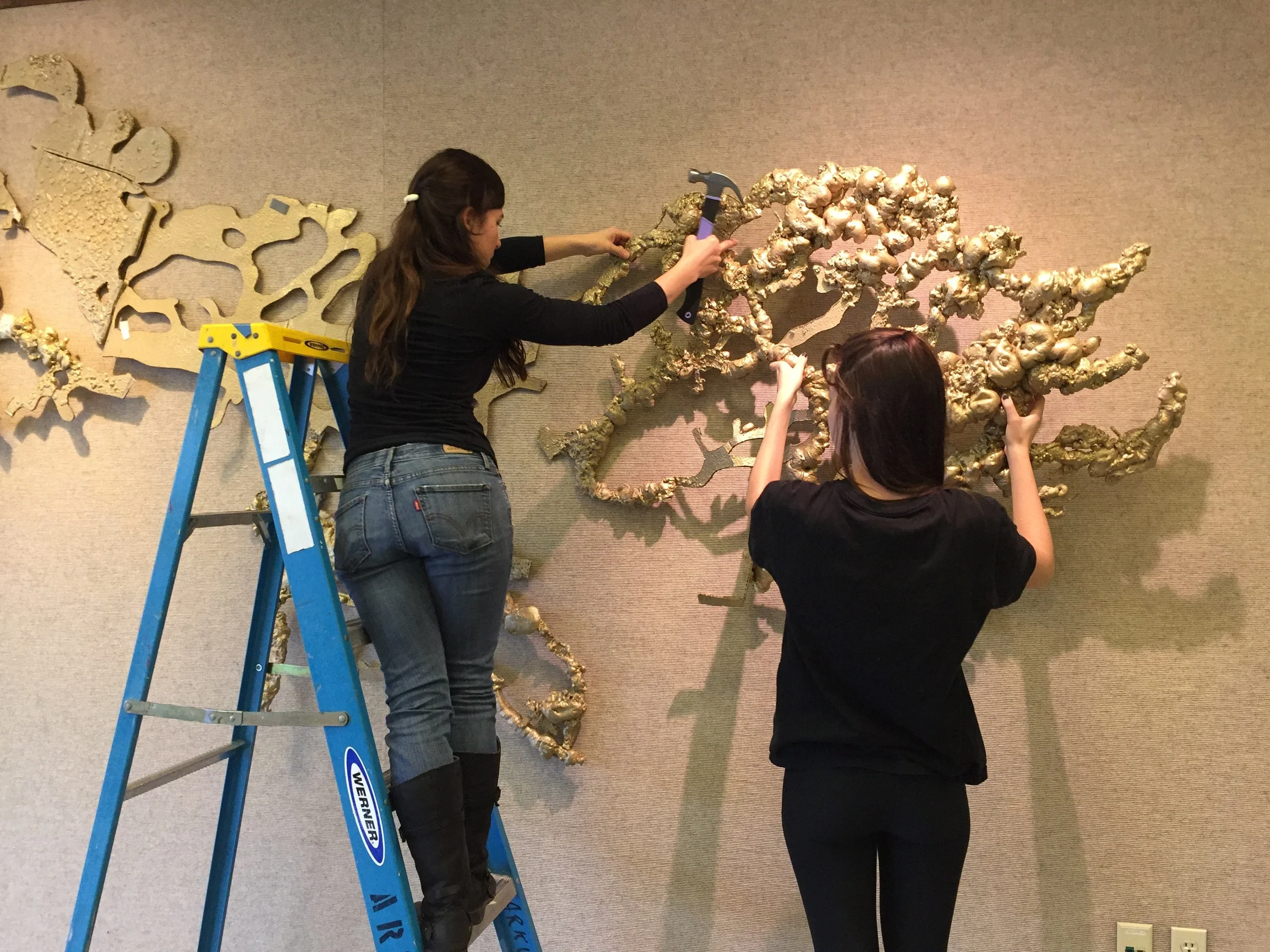 Gallery Coordinator Cori McCleskey went above and beyond. 
