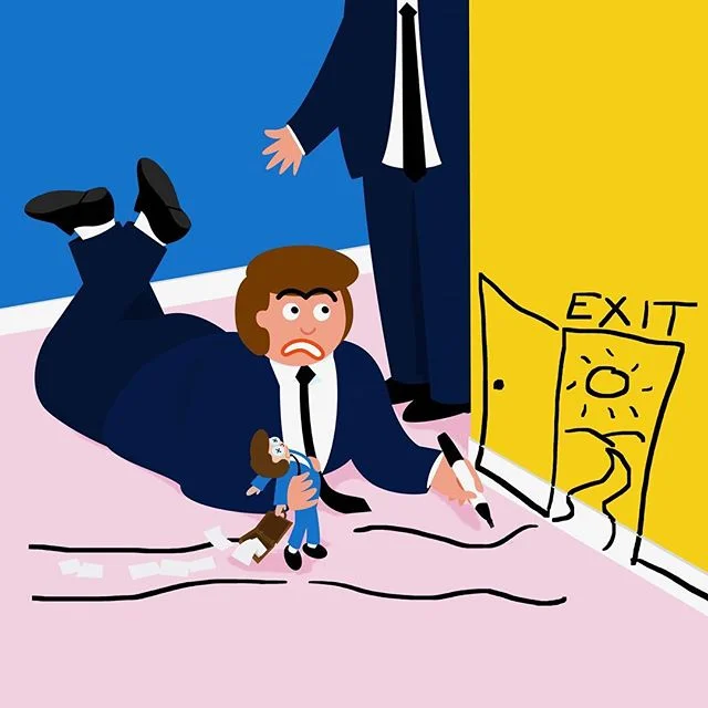 &ldquo;Majority of Americans Daydream About Quitting Their Jobs&rdquo;
Link in the bio. Illustration by @siebelsdesignandhound

#vector #inspiration #art #illustration #artdirection #designspiration #womanartist #artoftheday #vectorillustration #illu