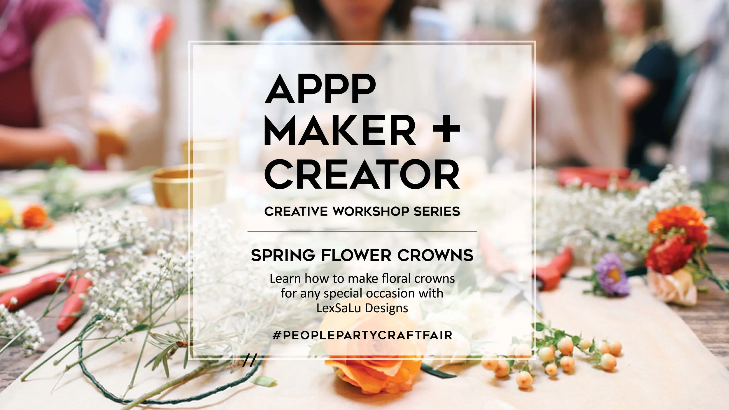 Spring Flower Crown Workshop A People Party
