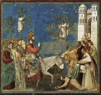 Entry into Jerusalem by Giotto | Cappella Scrovegni | Padua