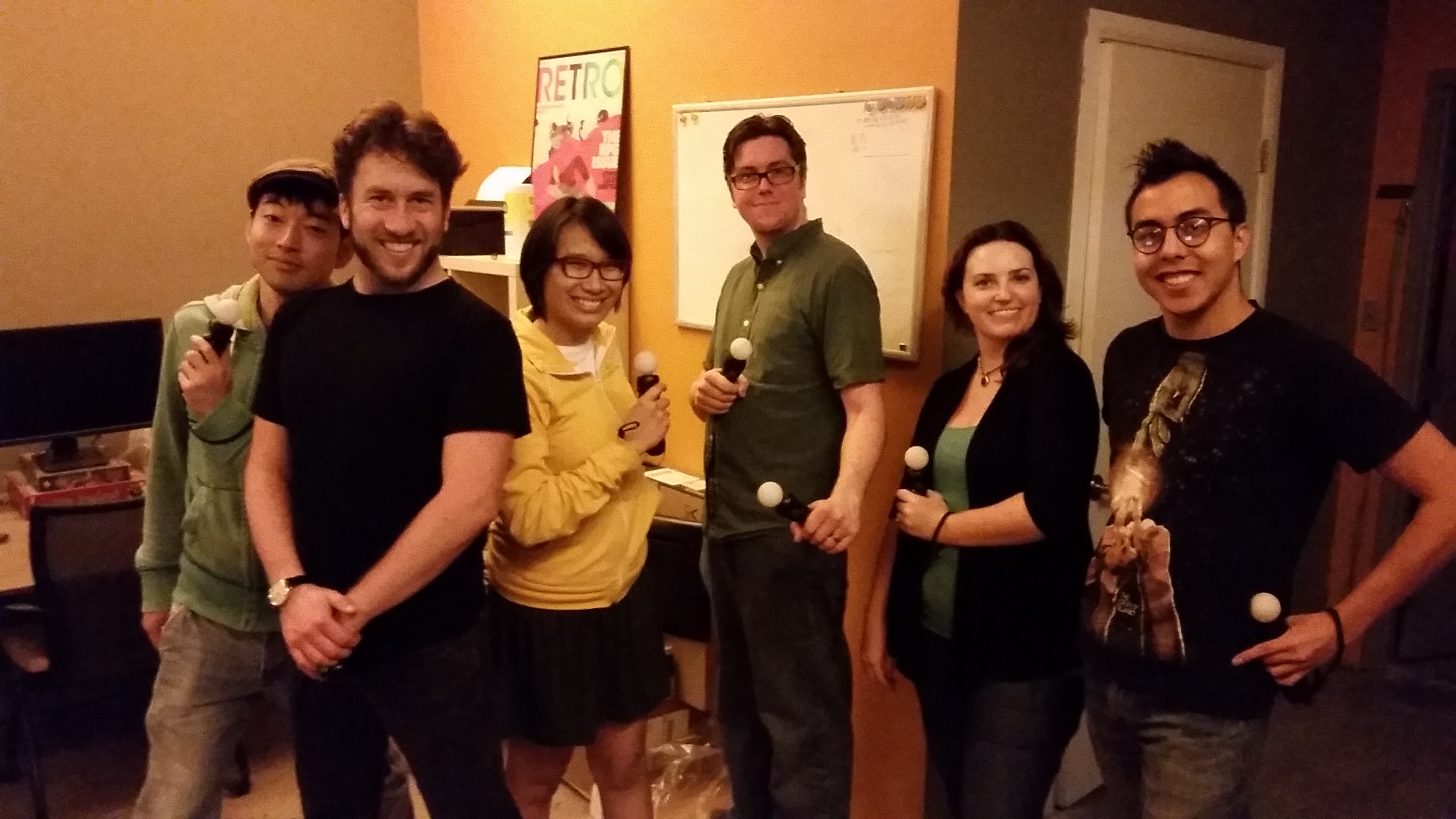 Group shot with the EGREGIOUS EXCEPTION of class-act Erin Dean, who had to scram before we remembered to get a photo.