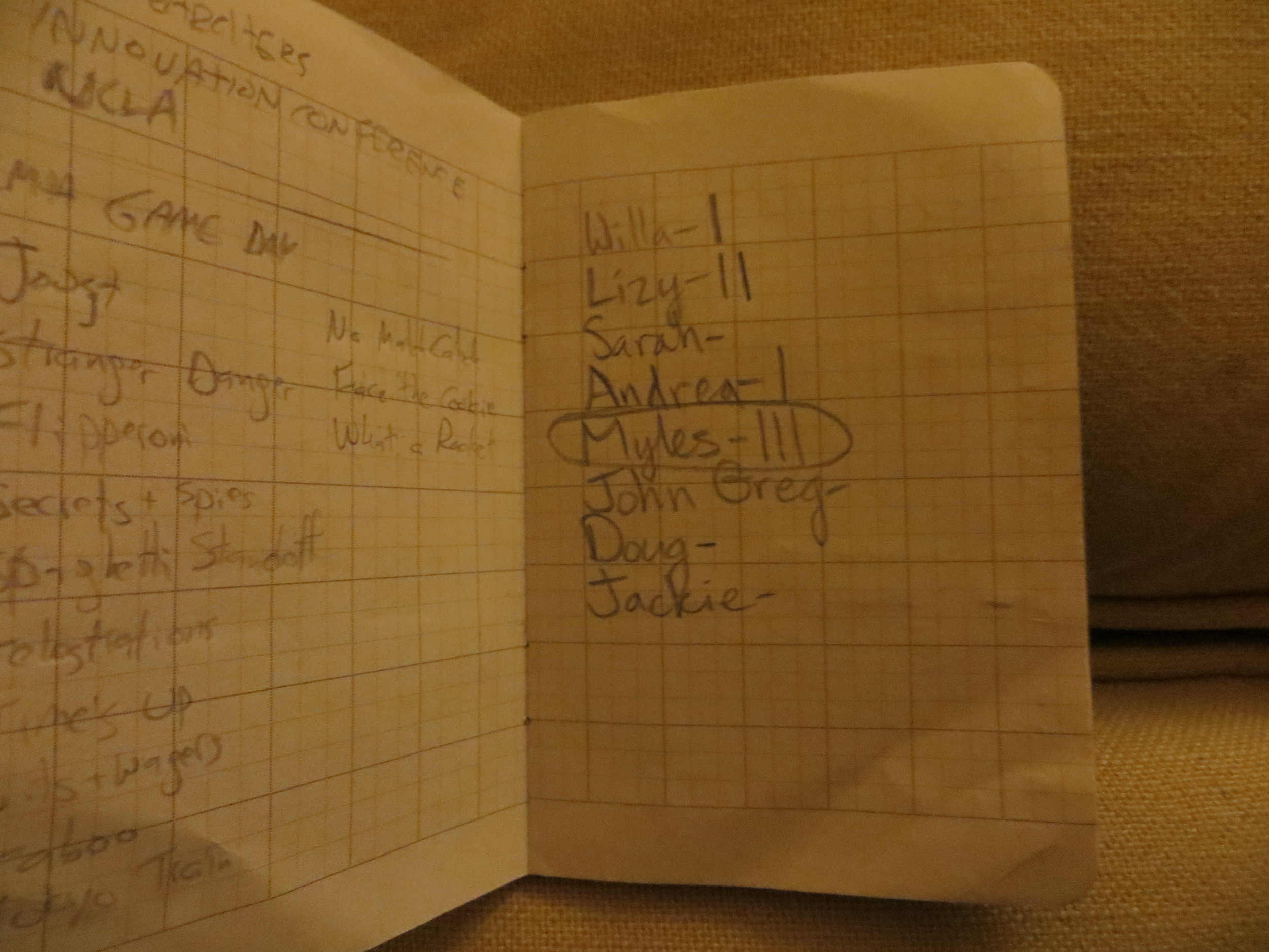 Jackie was scorekeeper in my book.
