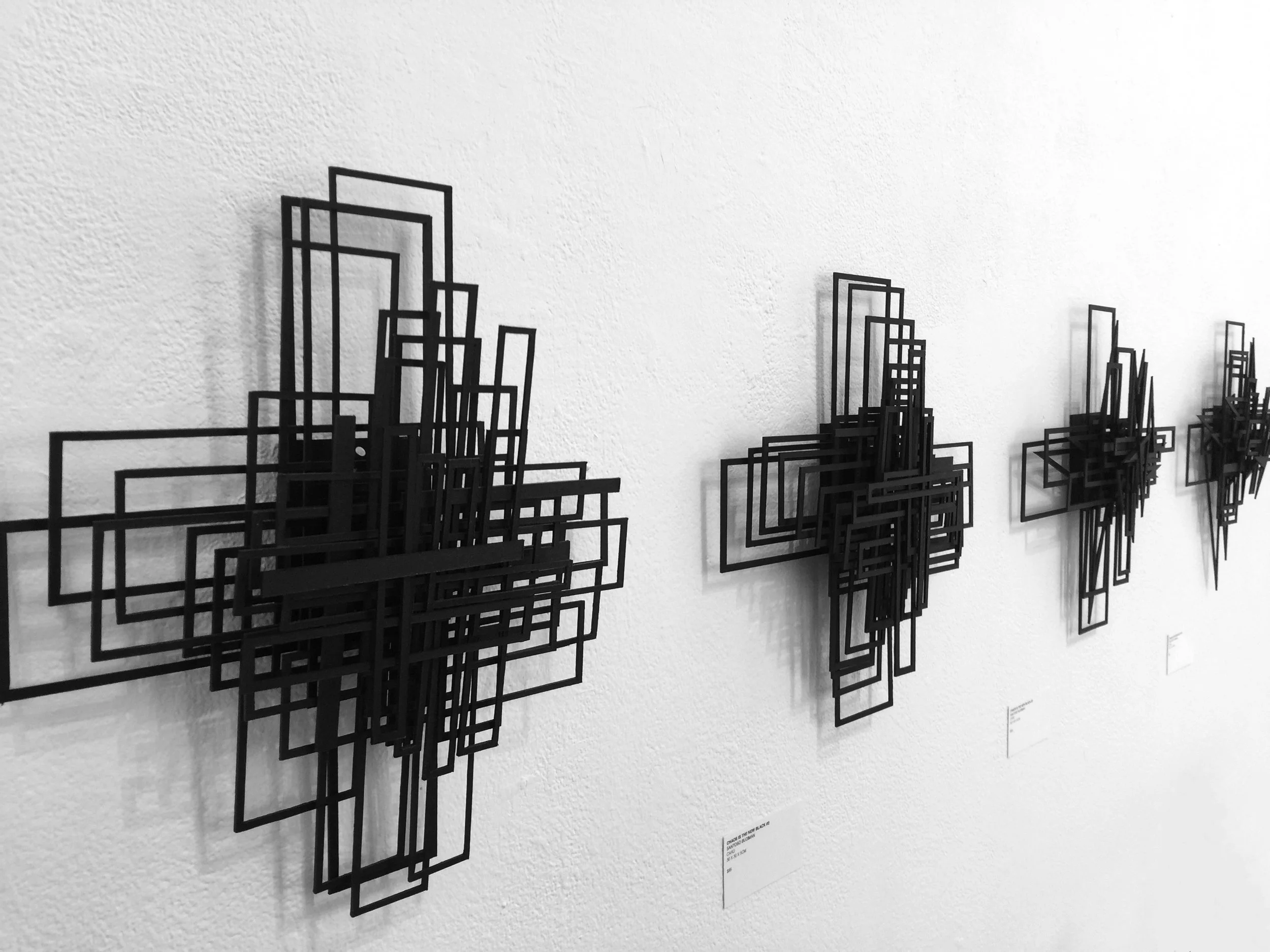 INSITU “CHAOS IS THE NEW BLACK” AT THE 2019 “SMALL WORKS” EXHIBITION BRUNSWICK STREET GALLERY IN FITZROY MELBOURNE AUSTRALIA
