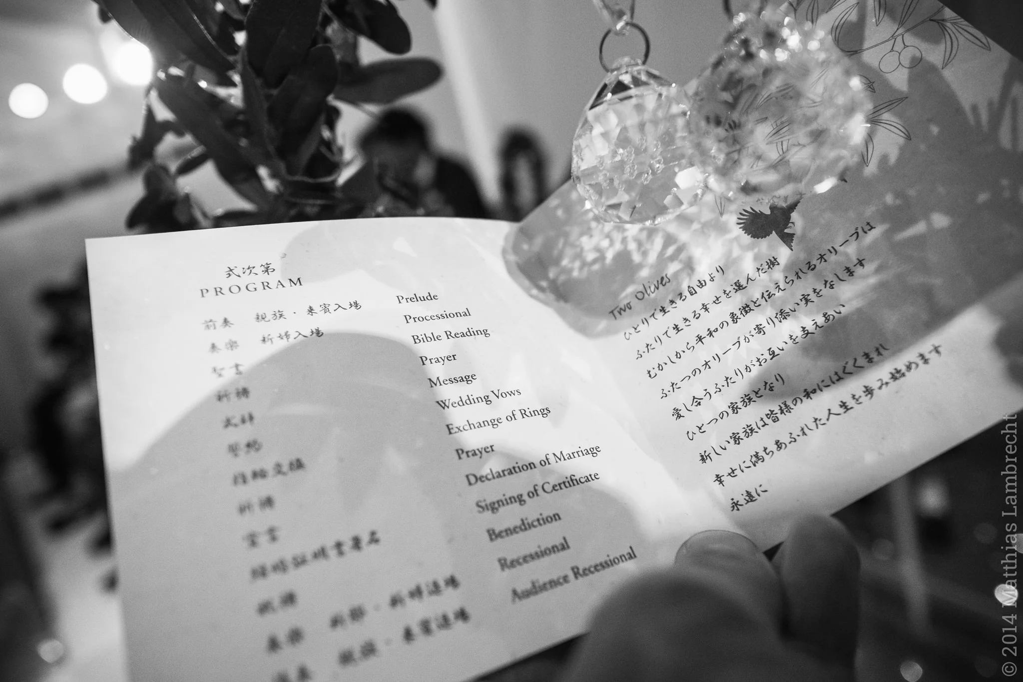 Yoko & Kotaro's Wedding 2014-07-05