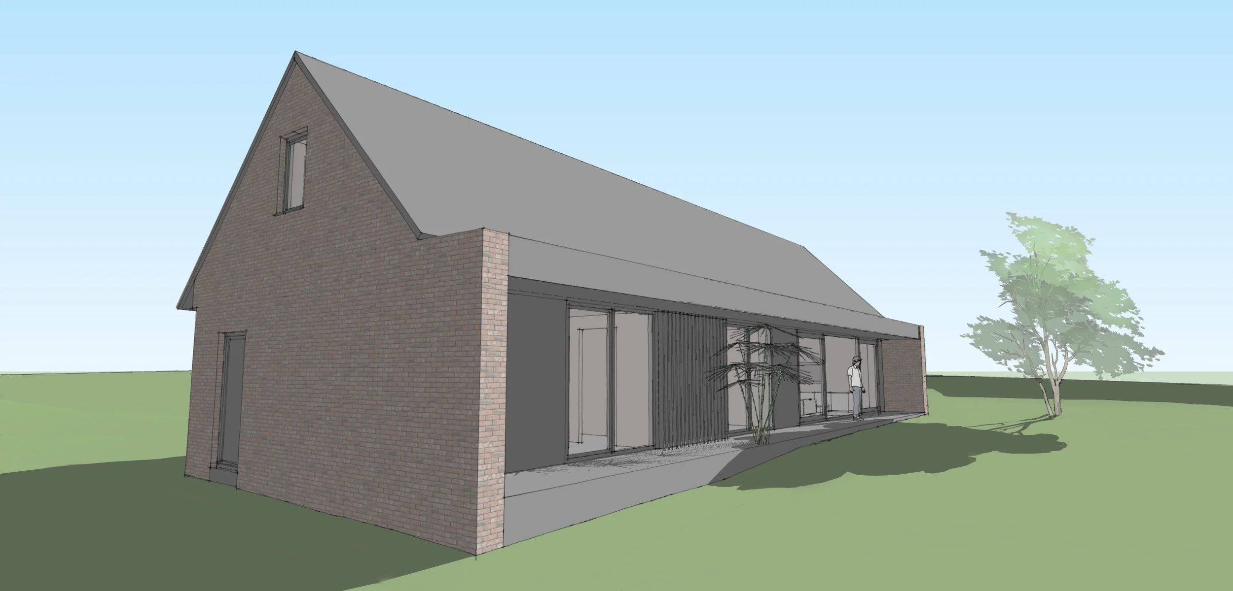 Herbouw woning in CLT