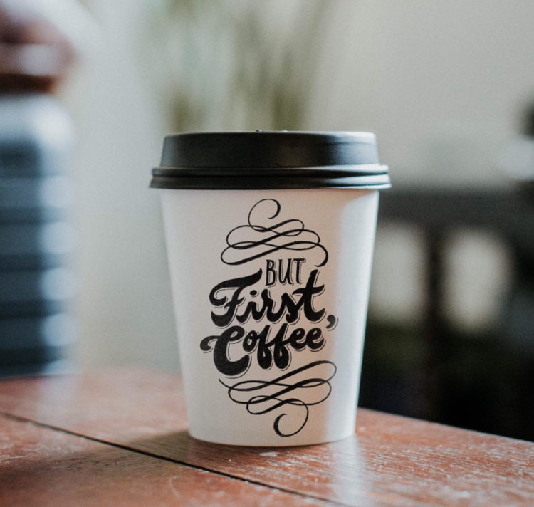 Custom lettering piece for Visit Sacramento instagram