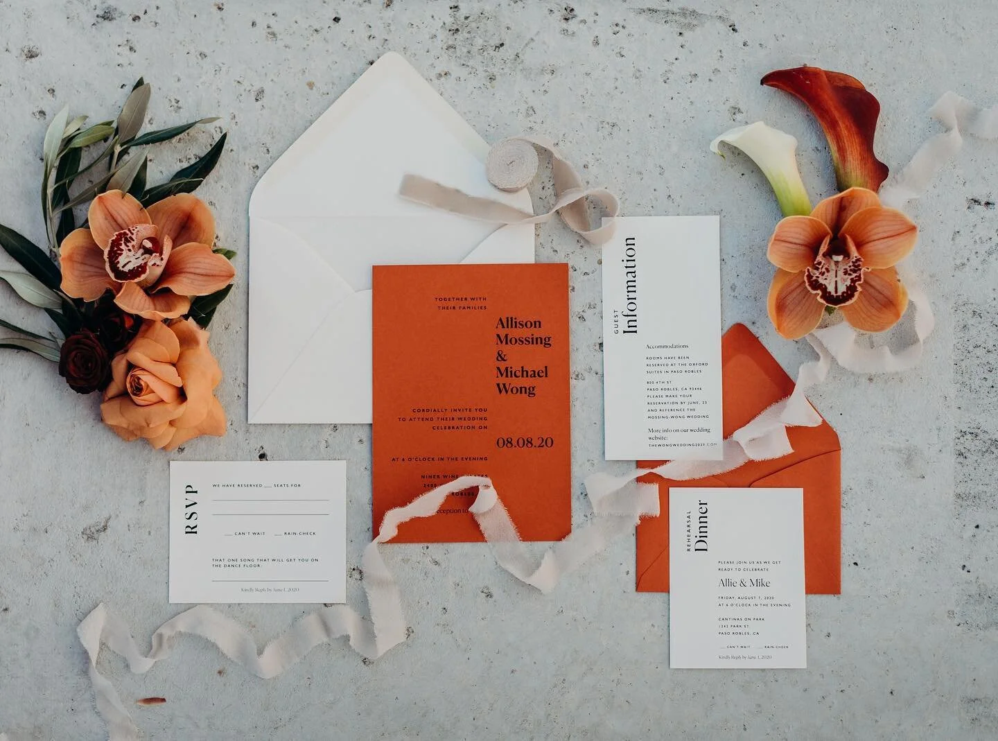 A detail shot from Mike + Allie&rsquo;s wedding. ✨ I not only shoot their wedding but got to design their wedding suite 🙌🏽

#weddingsuite #weddinginvites #ocweddingphotographer