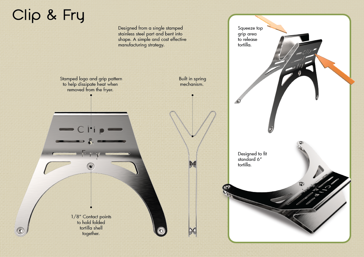 Taco Clip Mark Martin Industrial Designer Future of fries taco bell. taco clip mark martin industrial