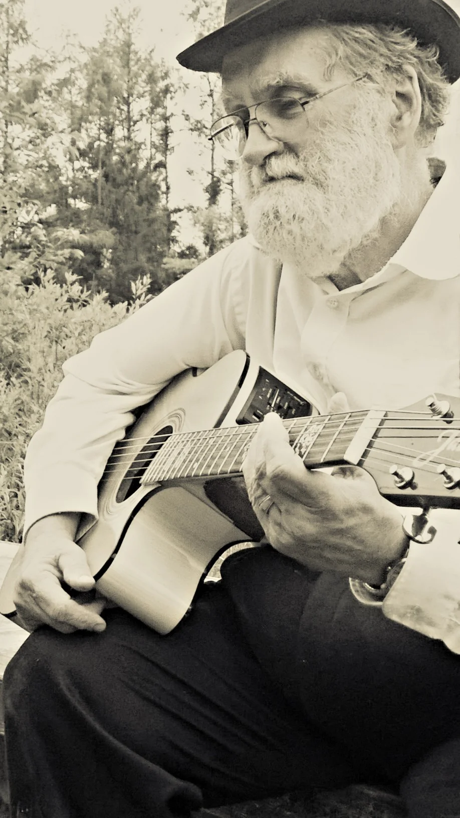 Mike Sheridan (MITCHELL/SCORE)- actor, singer and musician- has been playing bass since the 50s, acting since the 60s and nurturing my creative mind since the late 80s. Master of impersonations and silly voices, Mike has made a life out of making other people smile. This is his film debut. Mike plays my dad on-screen and off. 