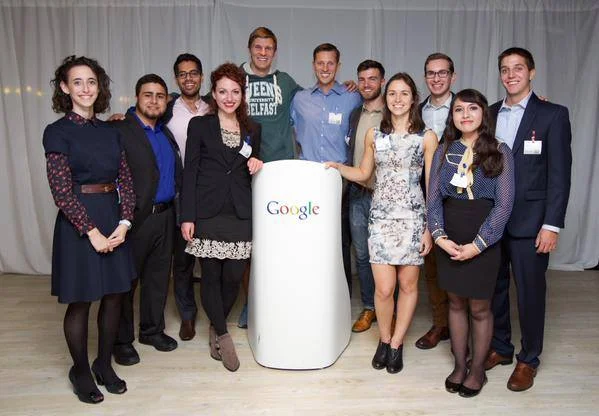 The 2015-2016 George J Mitchell Scholars Welcome Reception at Google EU Headquarters, Dublin.