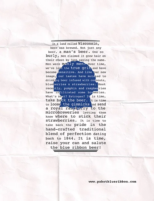 Emotional appeal writing style.