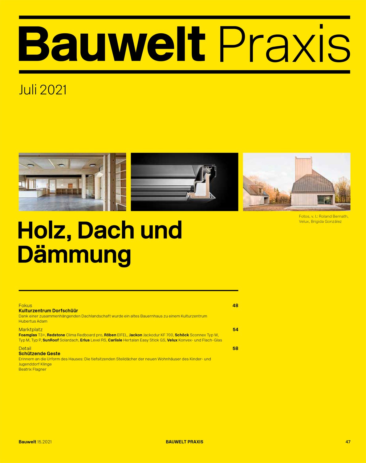 BAUWELT PRAXIS