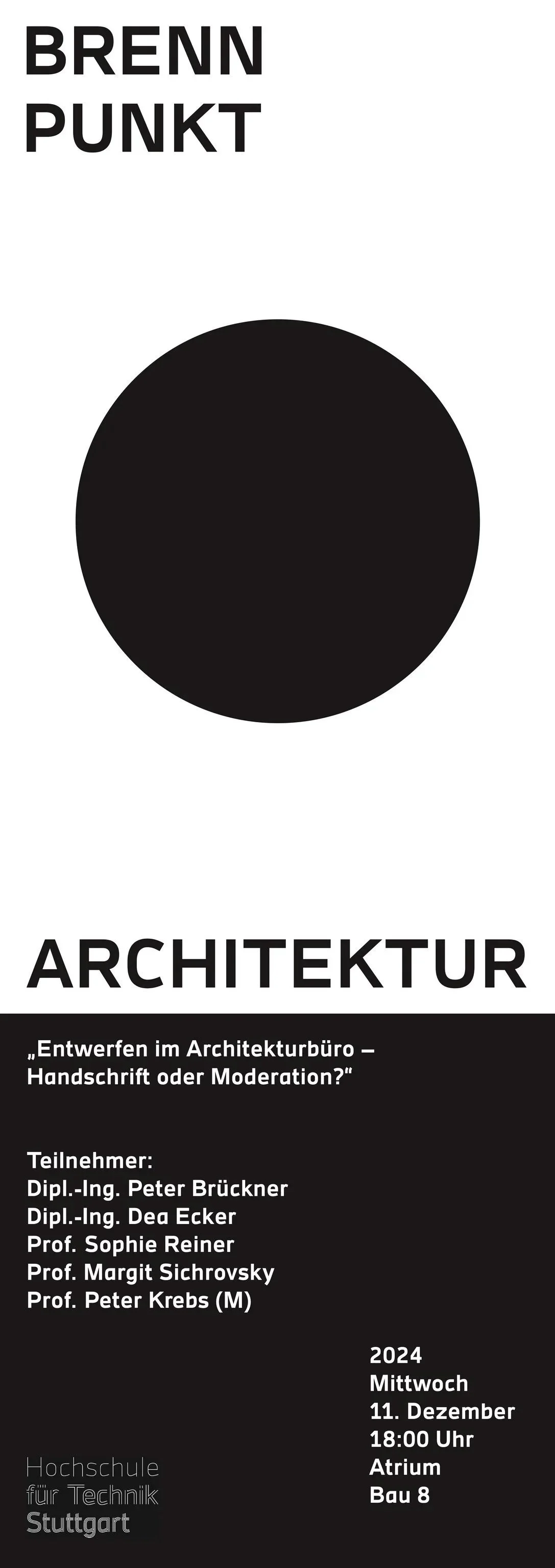 BRENNPUNKT ARCHITEKTUR - HFT STUTTGART