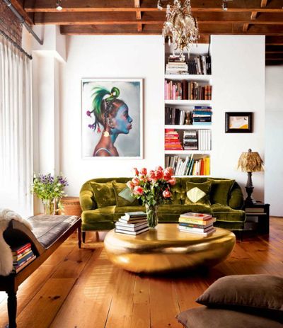 color. me .quirky. colorful couches