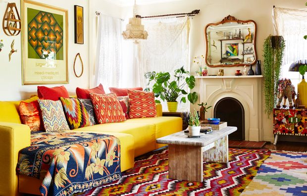 color. me .quirky. colorful couches