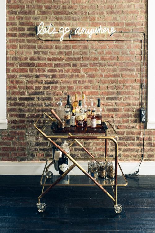 color. me. quirky. trending // bar carts