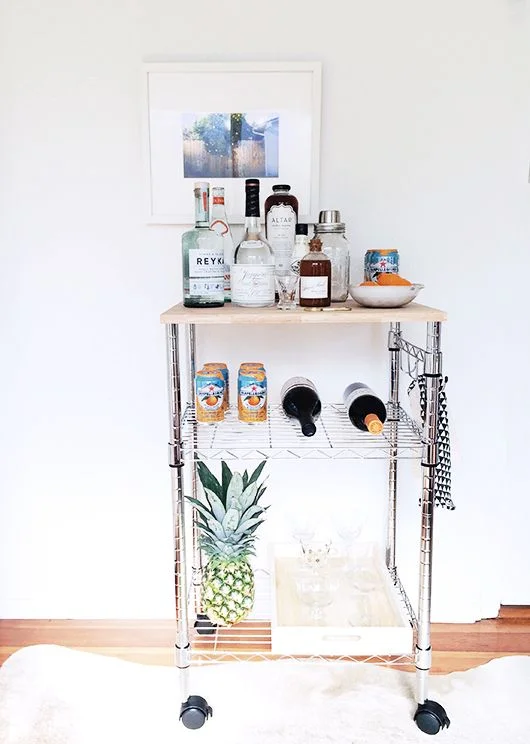color. me. quirky. trending // bar carts
