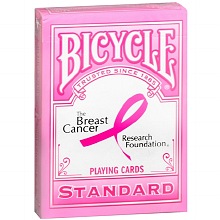 Bicycle The Breast Cancer Research Foundation Standard Playing Cards // $3