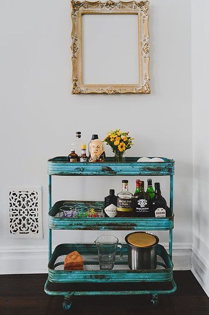 color. me. quirky. trending // bar carts