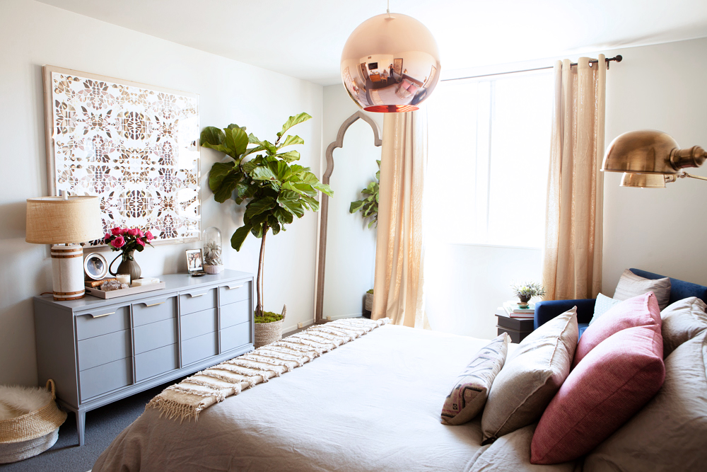 color. me. quirky. event designer's perfect bedroom  // Domaine 