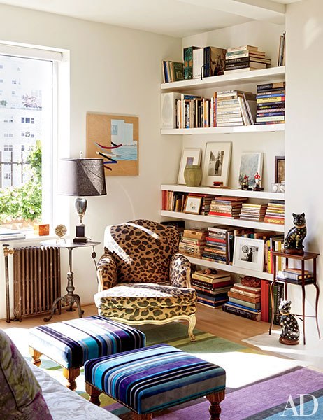 Isaac Mizrahi's NYC home on color. me. quirky.