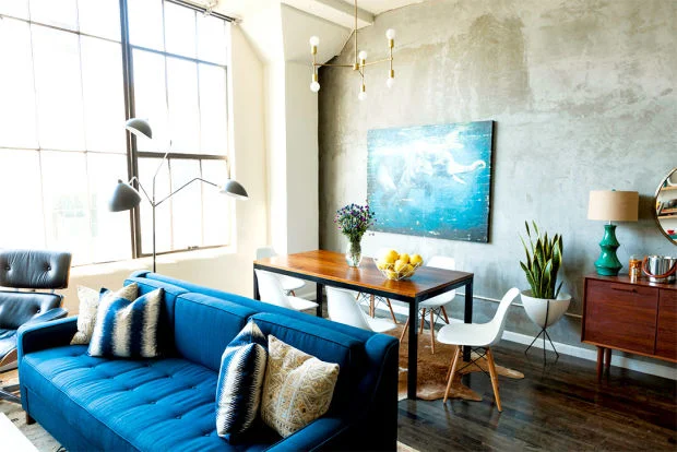 mid-century modern bachelor pad. — color. me. quirky.