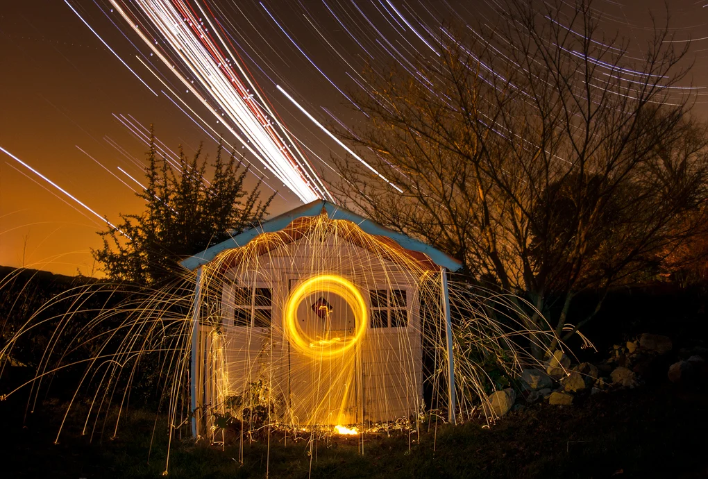 Star trails & sparkes