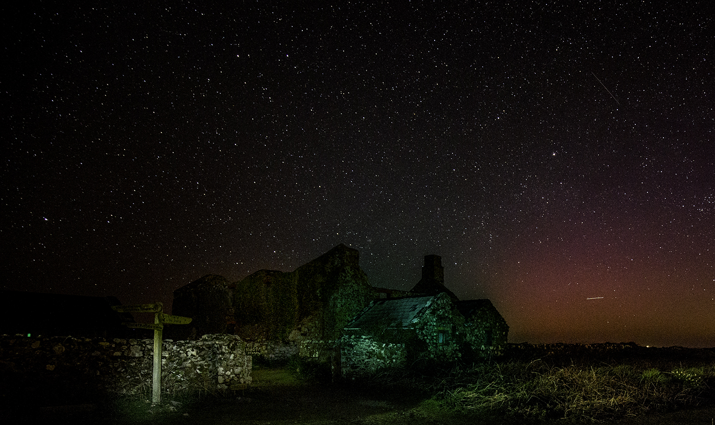 The old farm building on Skomer.