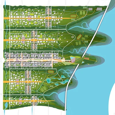 Weifang University Town Master Plan