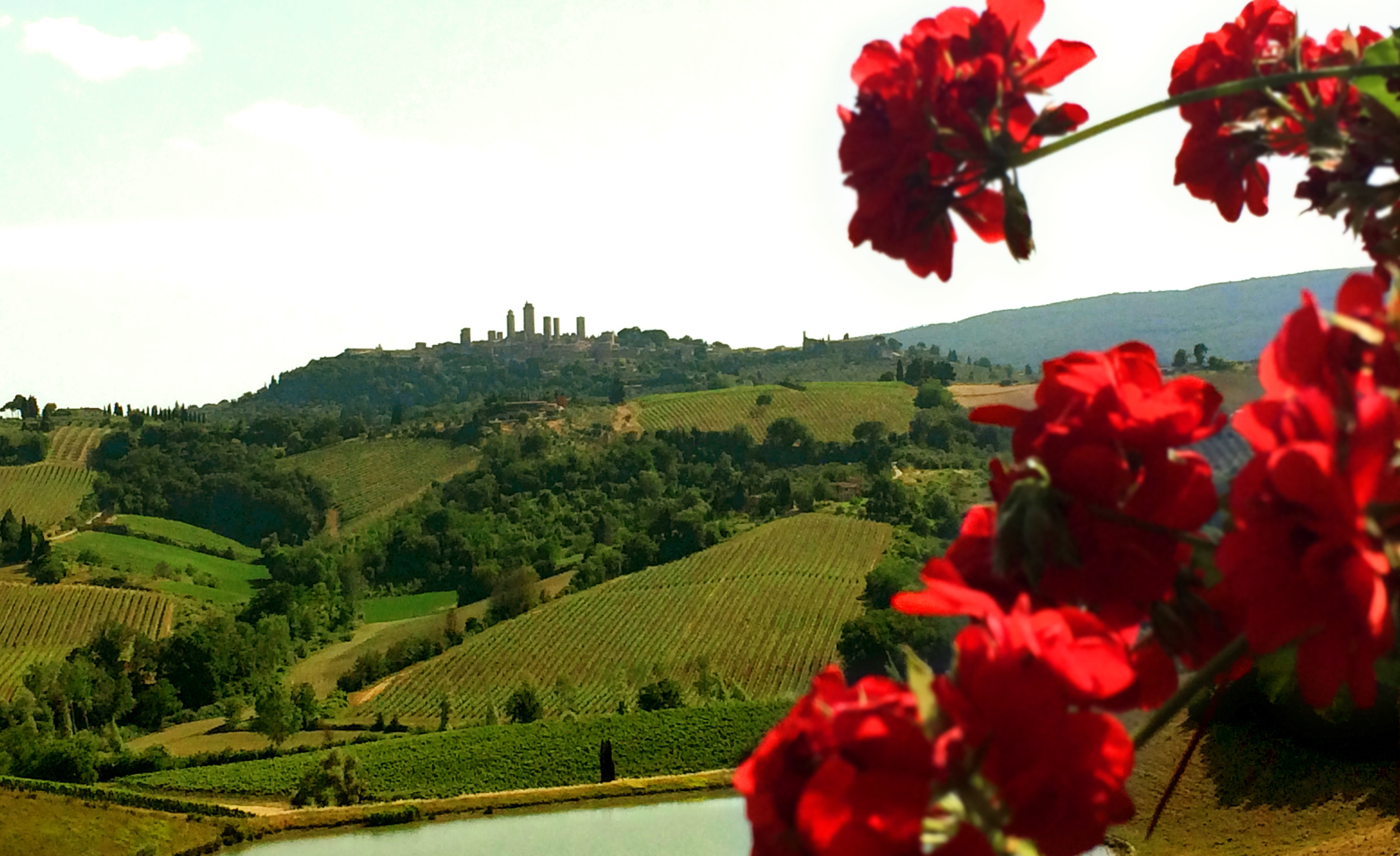 A view of San Gimignano