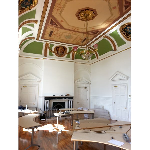 Refreshed Walls and Fresco Ceiling