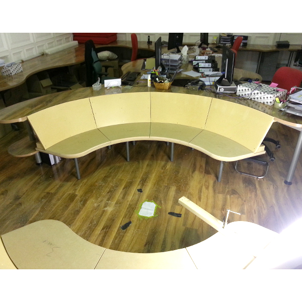 Circular Seating Area - Back and Seat Panels