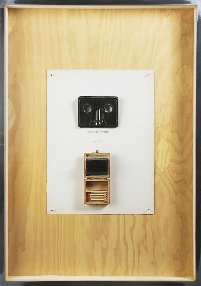 Fire, 2014. Mixed Media (24 x 34 x 4 inches; 61 x 86 x 9 cm)