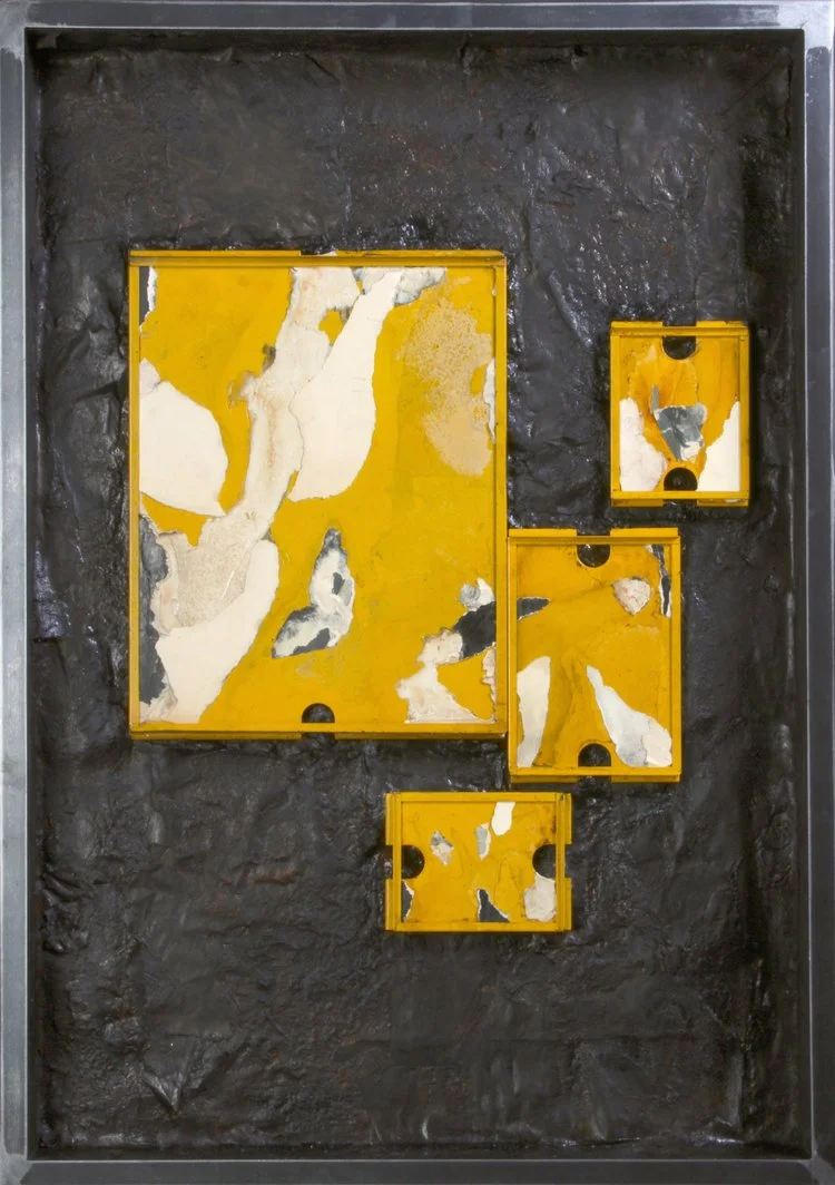 Aberrant Thoughts, 2017. Mixed Media (24 x 34 x 4 inches; 61 x 86 x 9 cm)