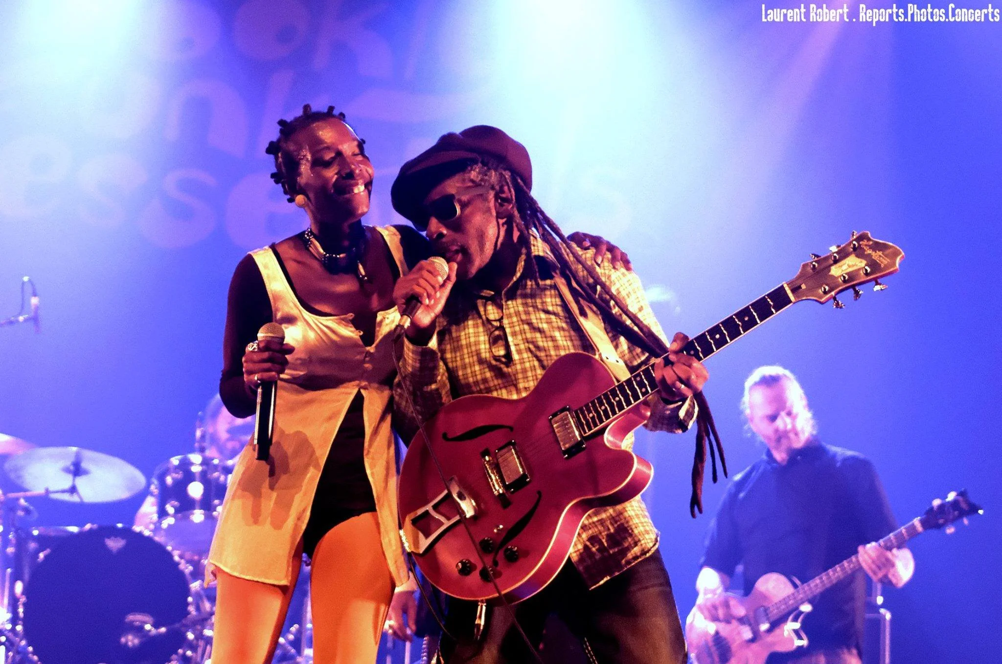 Alison Limerick and Desmond Foster with Hux Flux and Lati Kronlund. Photo: Laurent Robert